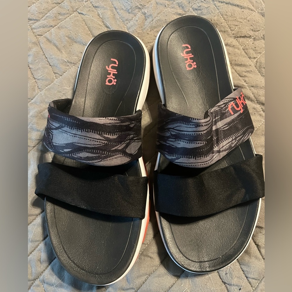 Ryka slide sandals size 8